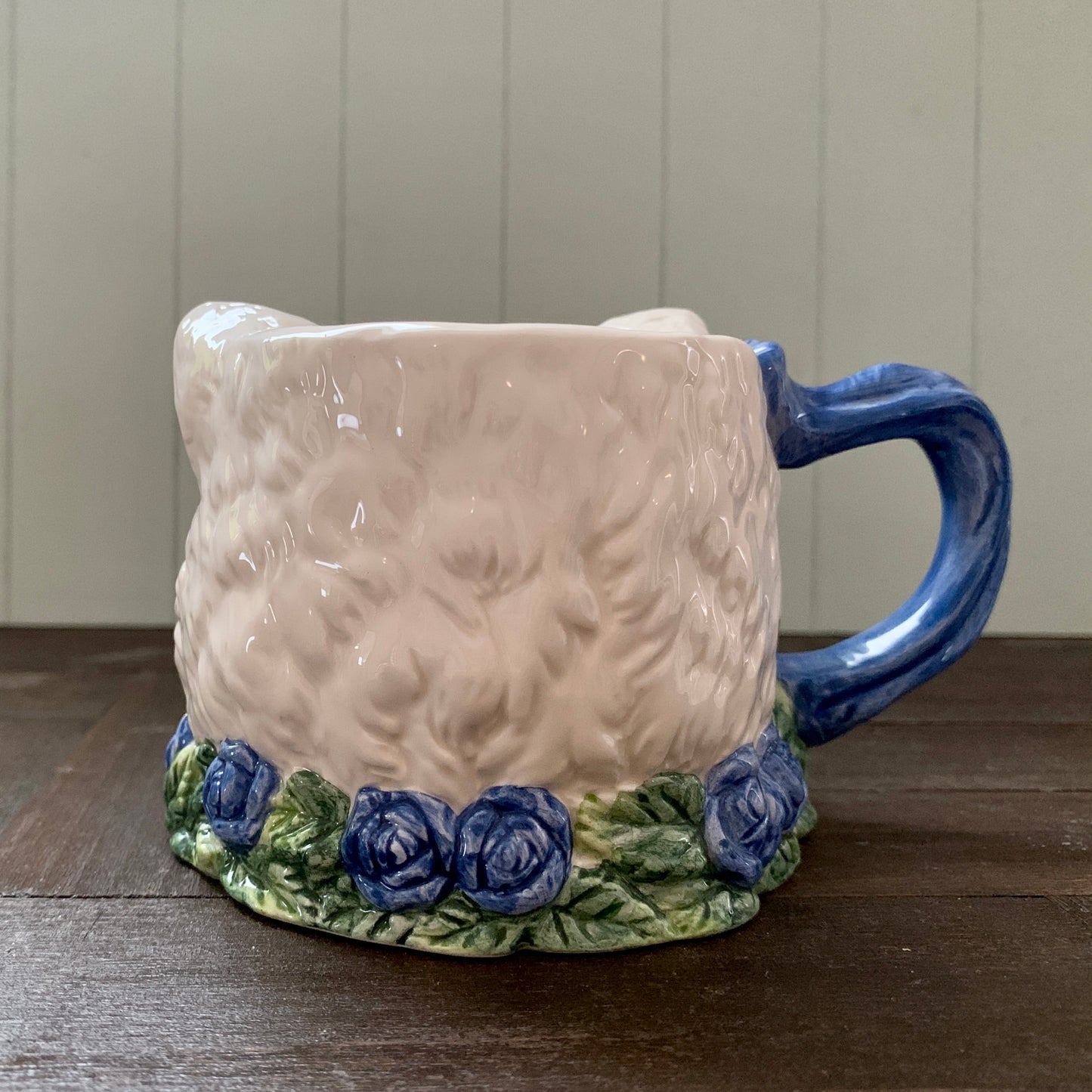 AVON ◇ Blue rose cat mug ③