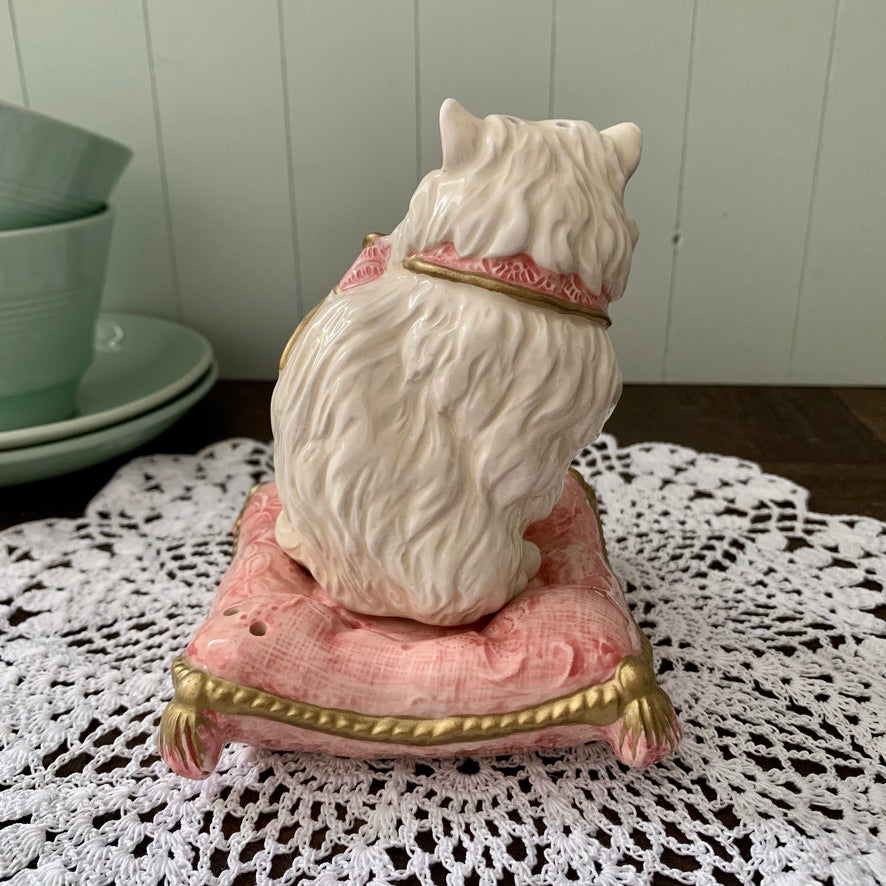 Fitz and Floyd ◇ Kittens & Roses Salt pepper