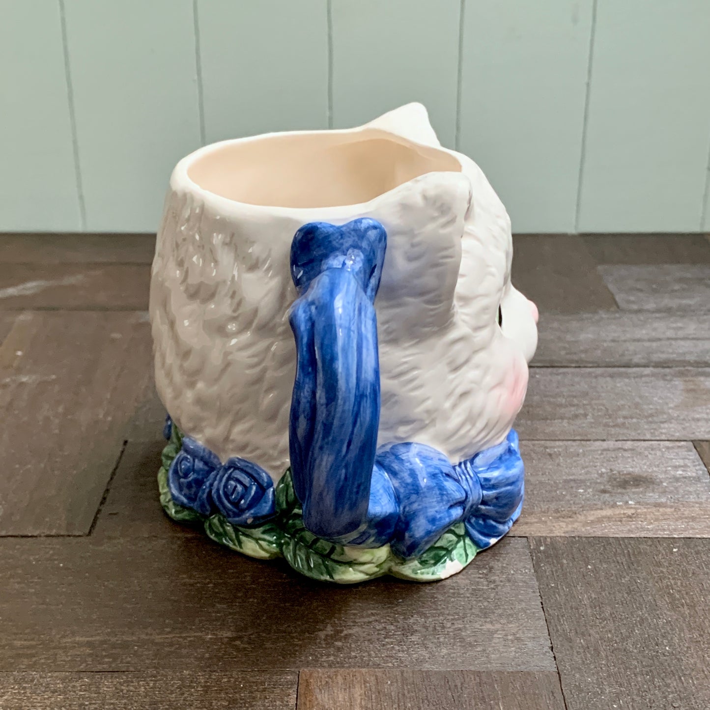 AVON ◇ Blue rose cat mug ①