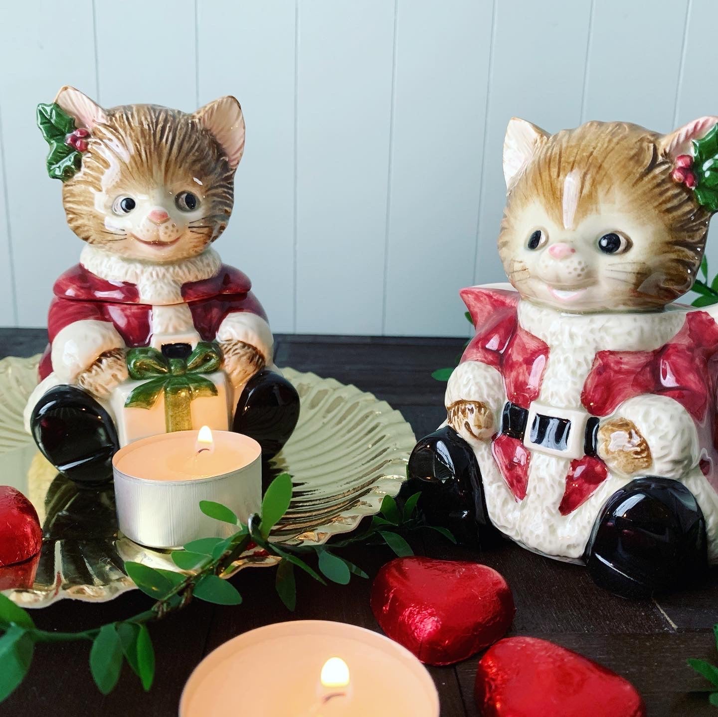 OTAGIRI JAPAN ◇ Christmas Santa Cat Teapot Set