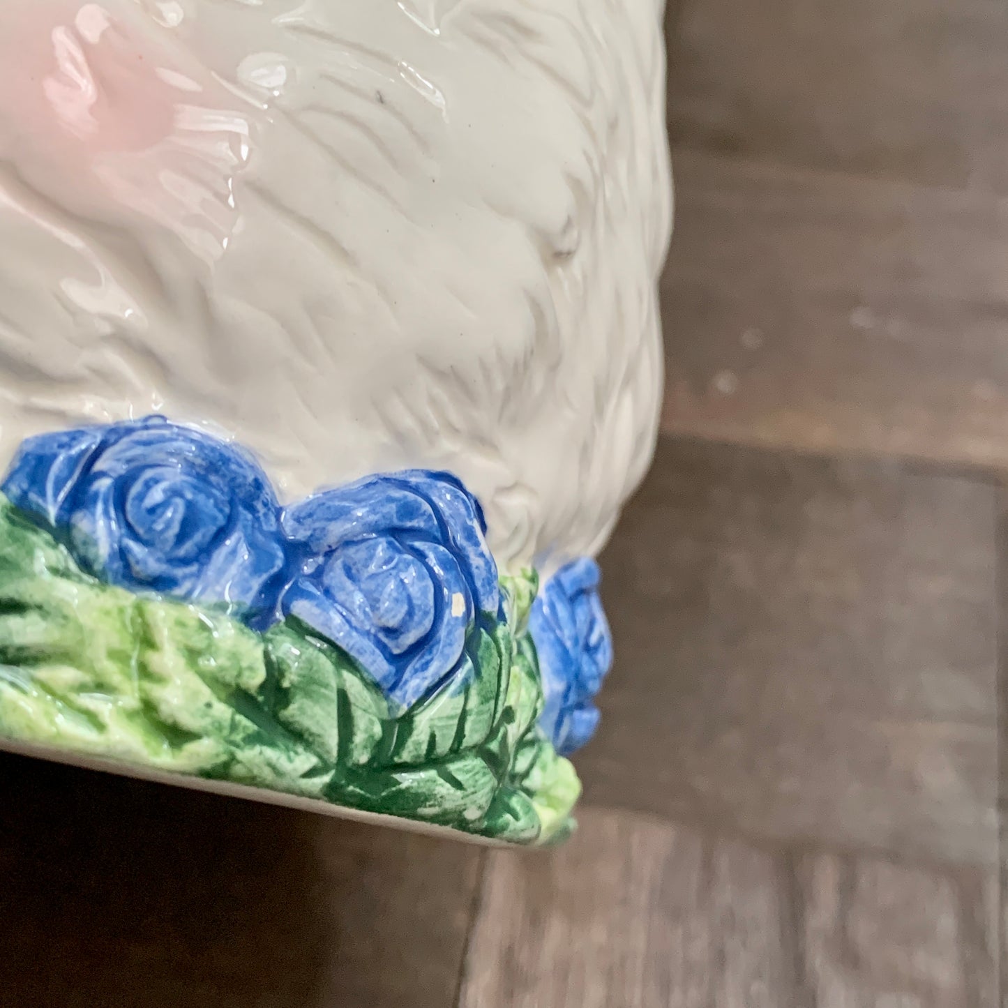 AVON ◇ Blue rose cat mug ①
