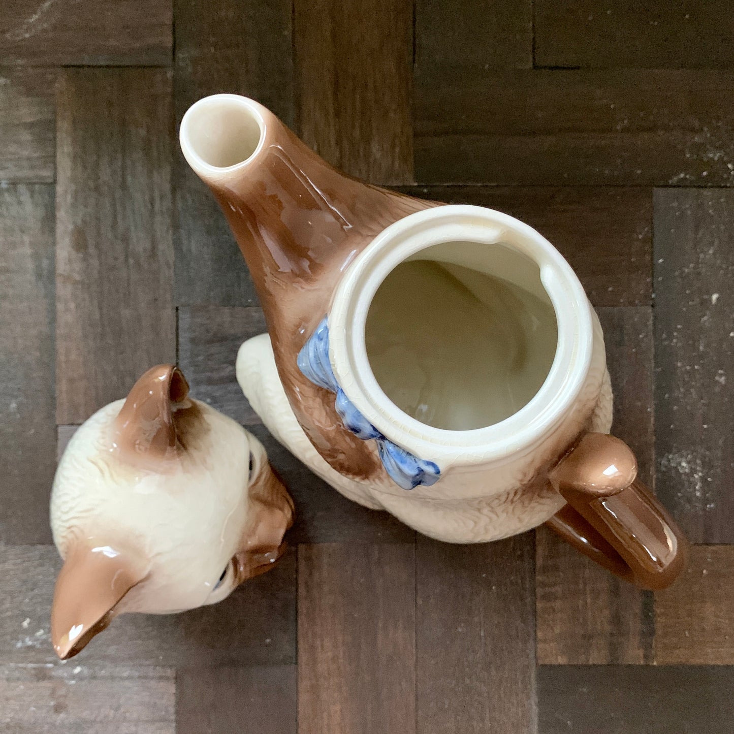 H.J WOOD ◇ Siamese Cat Teapot