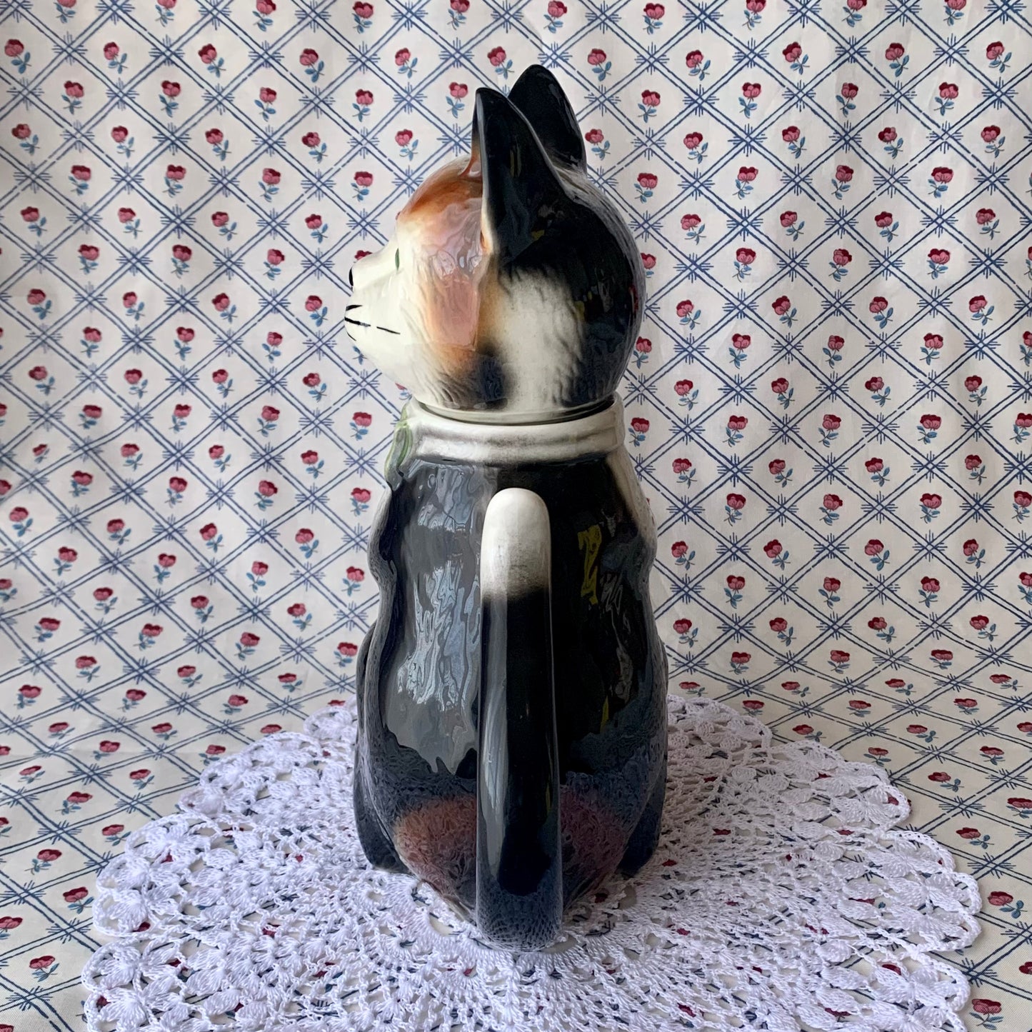 Tony wood studio ◇ Calico cat cat teapot