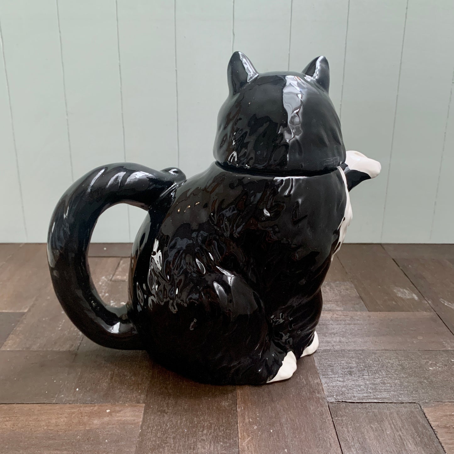 CINDY SUGAWARA ◇ Bicolor cat teapot