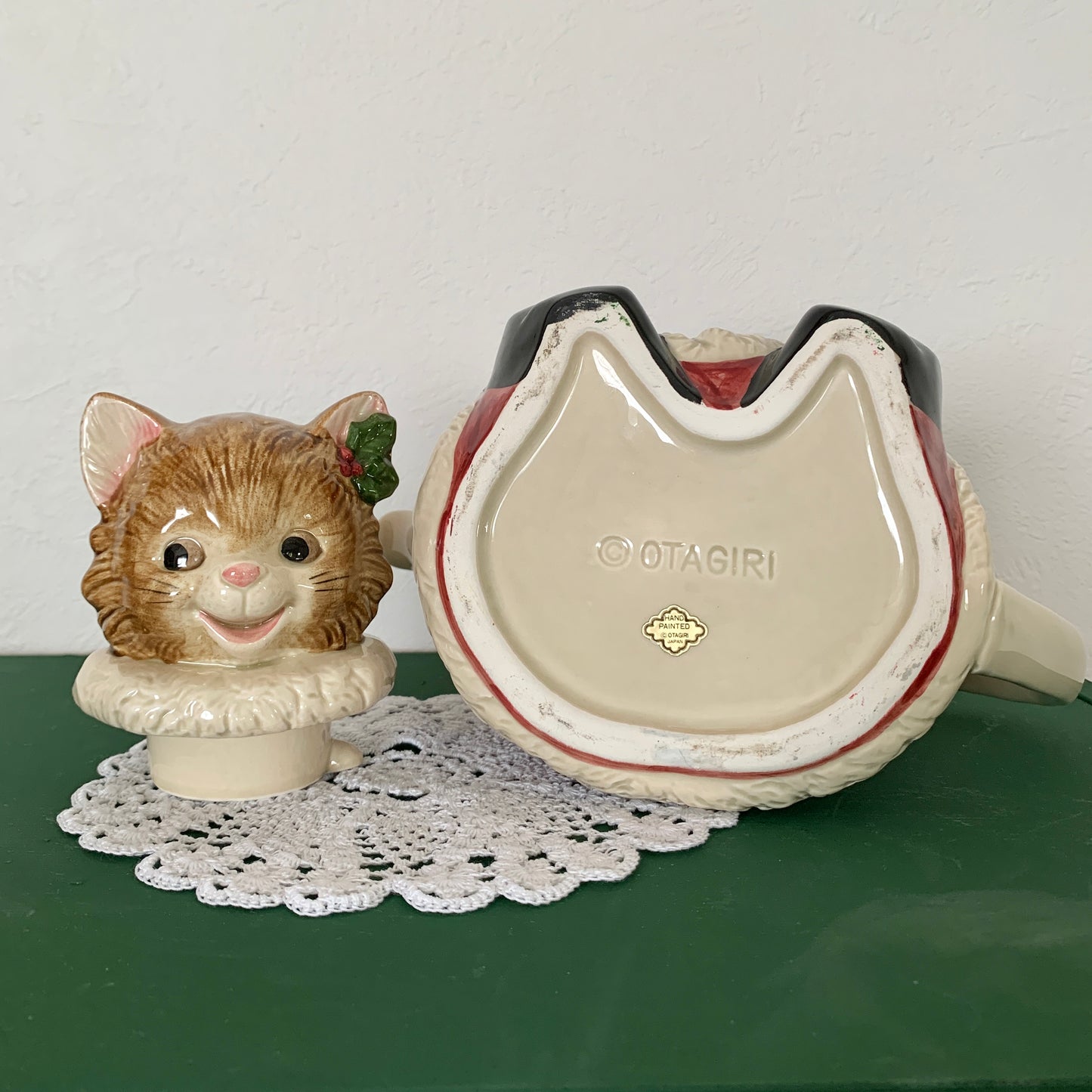 OTAGIRI JAPAN ◇ Christmas Santa Cat Teapot Set