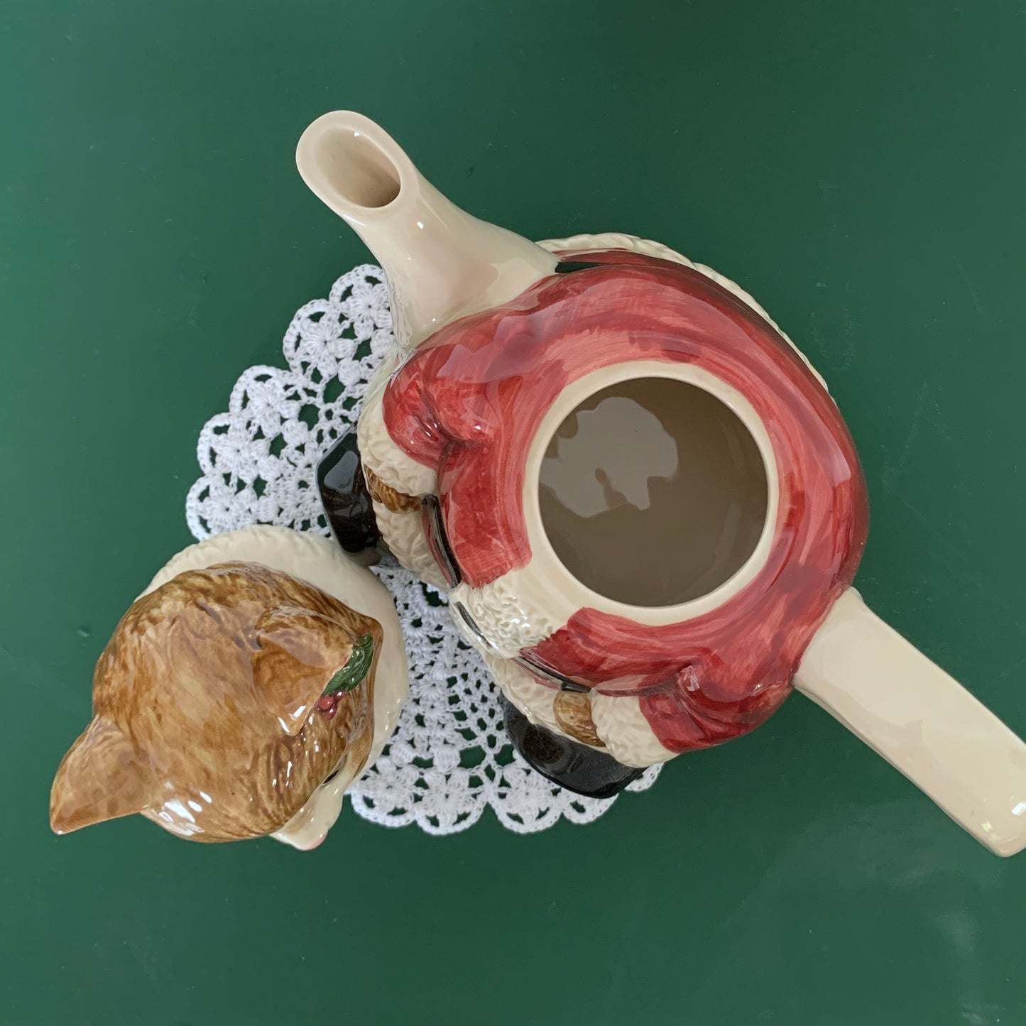 OTAGIRI JAPAN ◇ Christmas Santa Cat Teapot Set