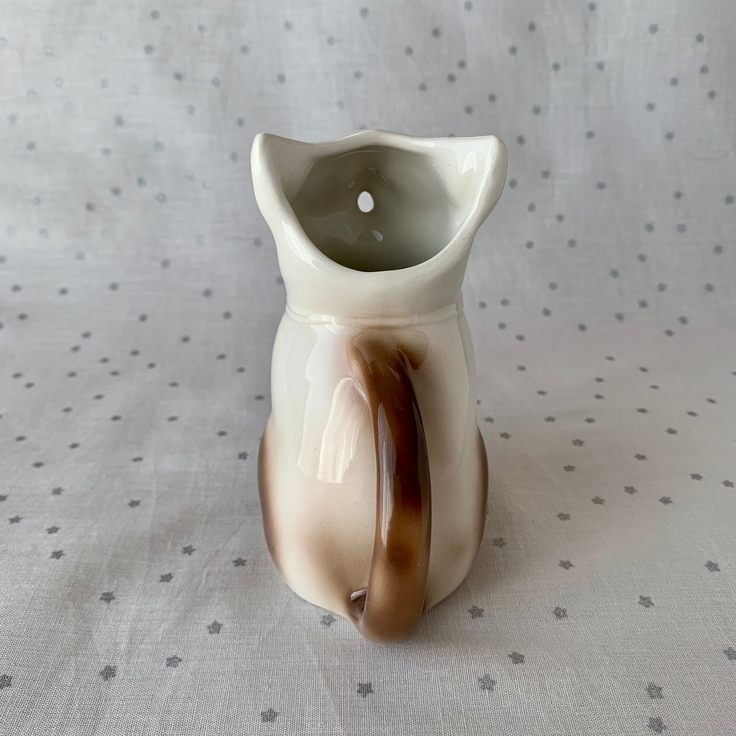 Tony wood studio ◇ Siamese cat milk jug 1