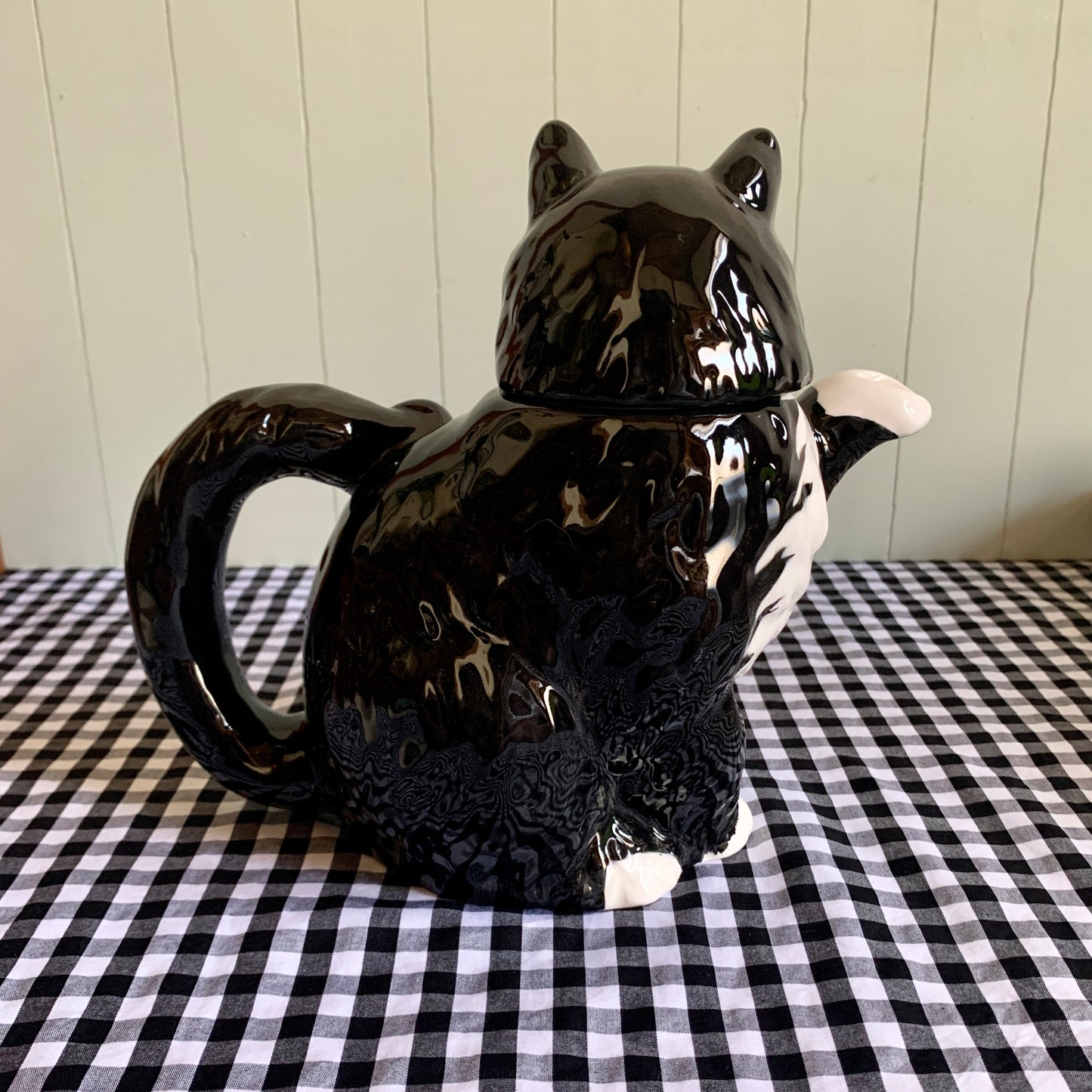 CINDY SUGAWARA ◇ Bicolor cat teapot