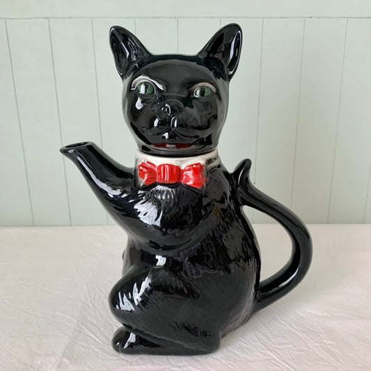 Tony wood studio ◇ Black cat teapot