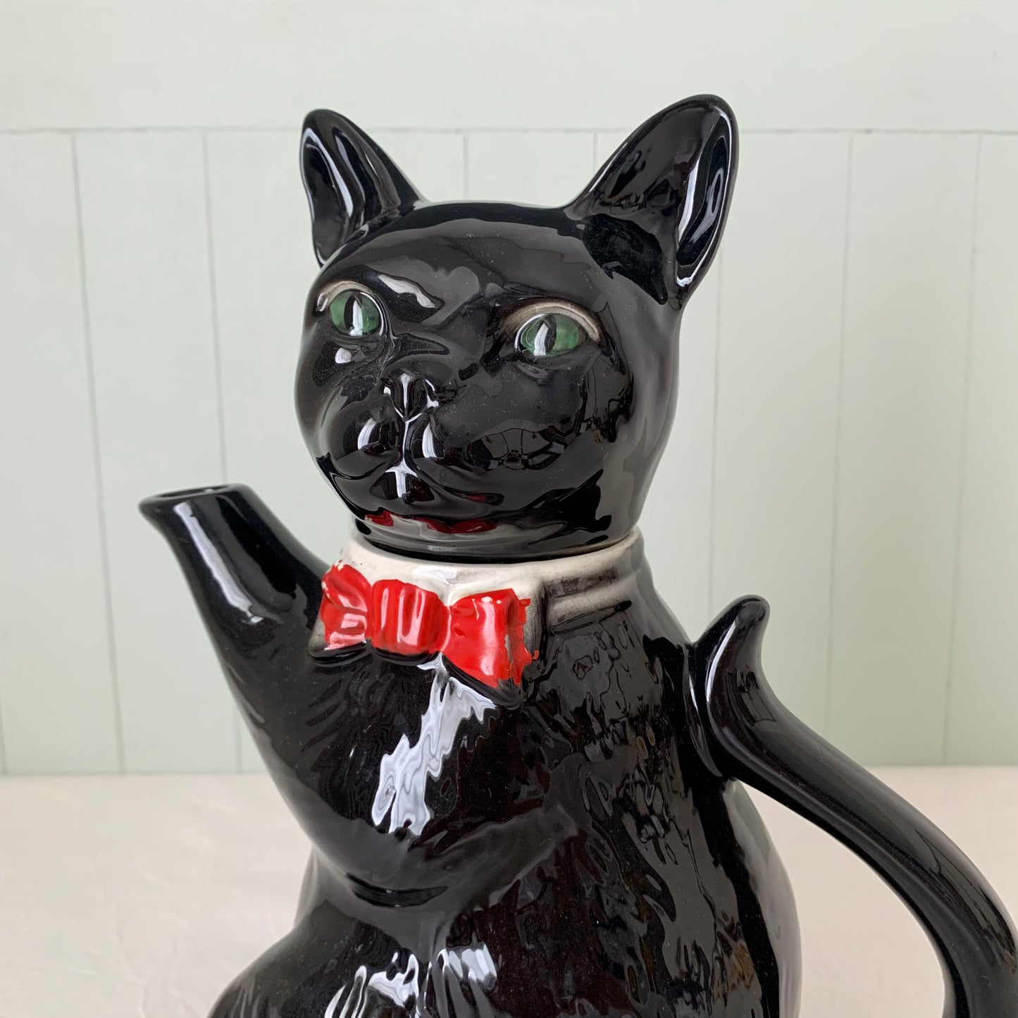 Tony wood studio ◇ Black cat teapot