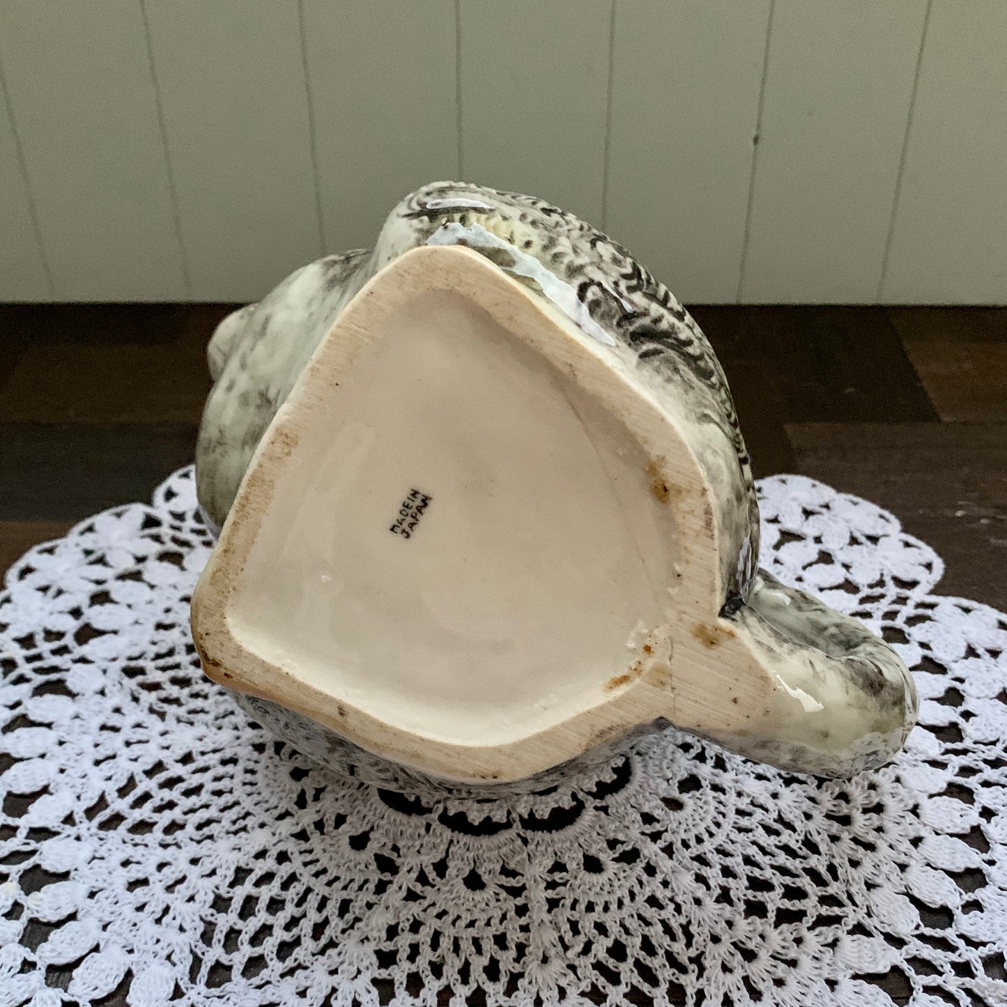 Made in Japan ◇ Brown long-haired cat teapot