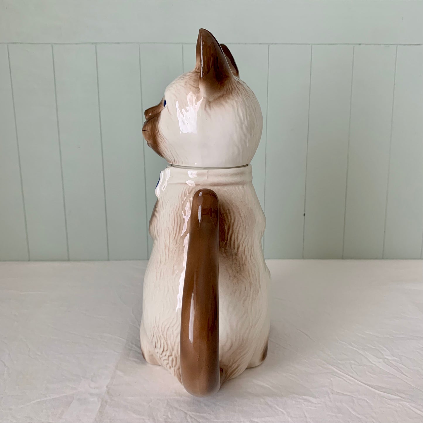 Tony wood studio ◇ Siamese cat teapot