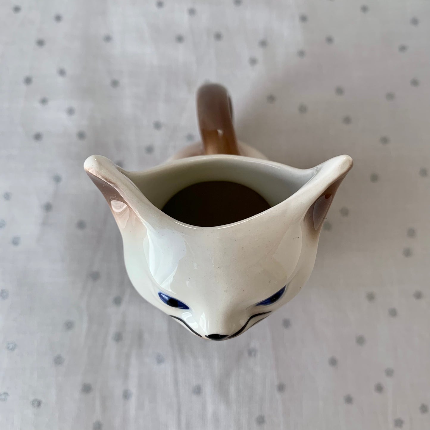 Tony wood studio ◇ Siamese cat milk jug 1