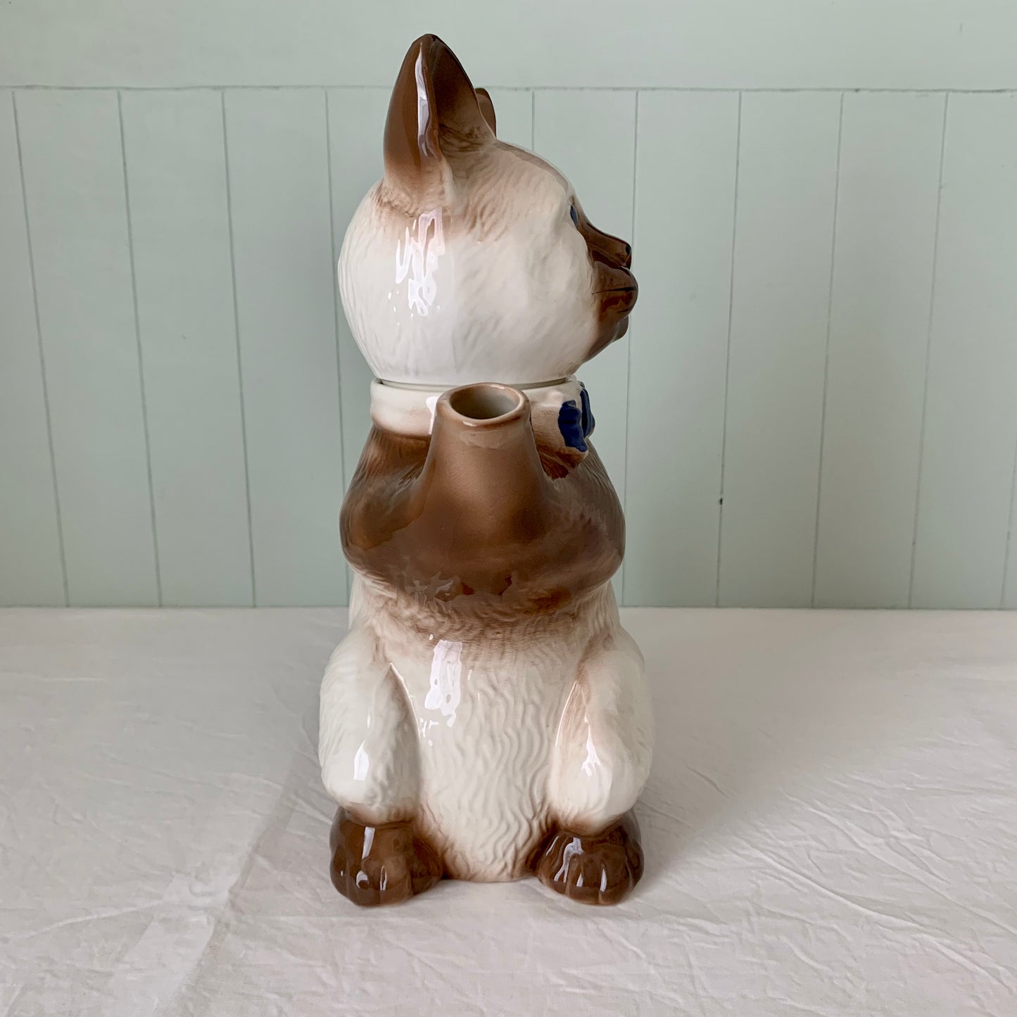 Tony wood studio ◇ Siamese cat teapot