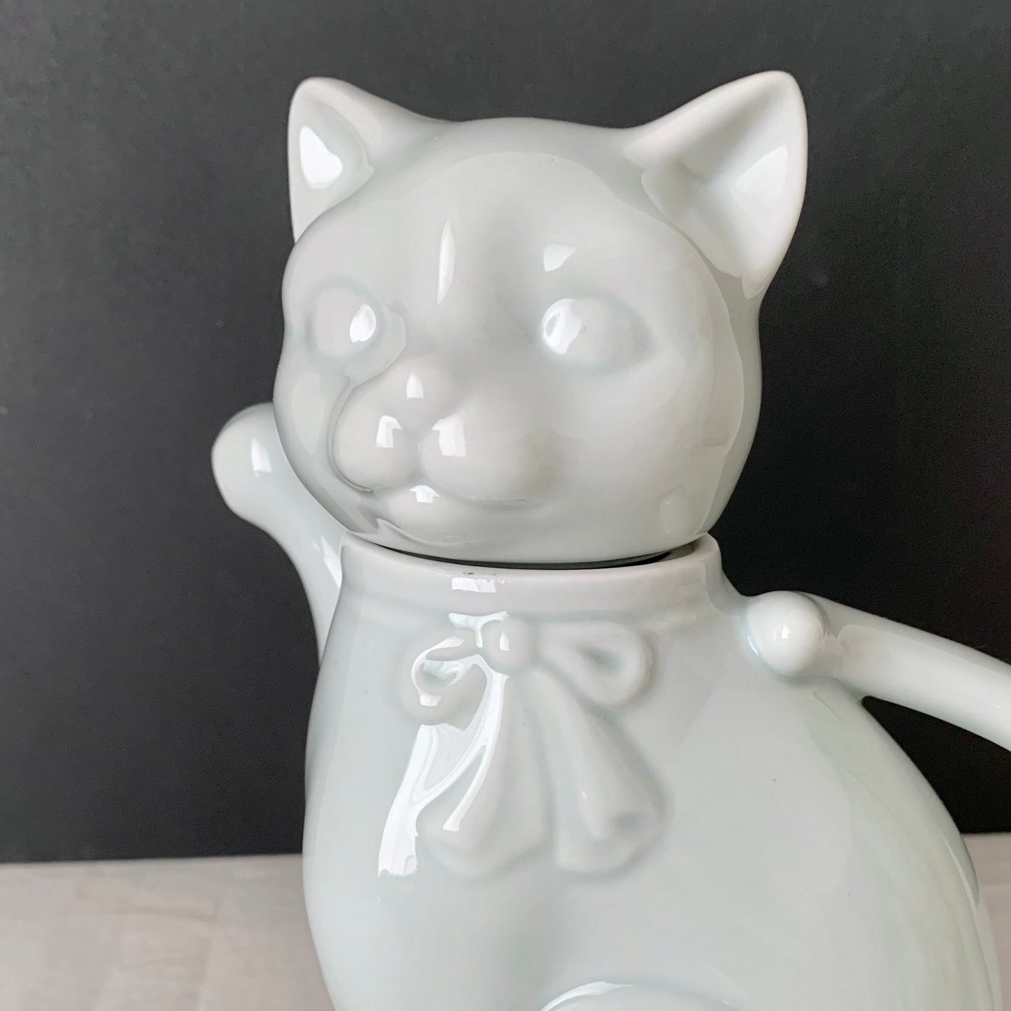 Takahashi san francisco ◇ Snow white cat teapot