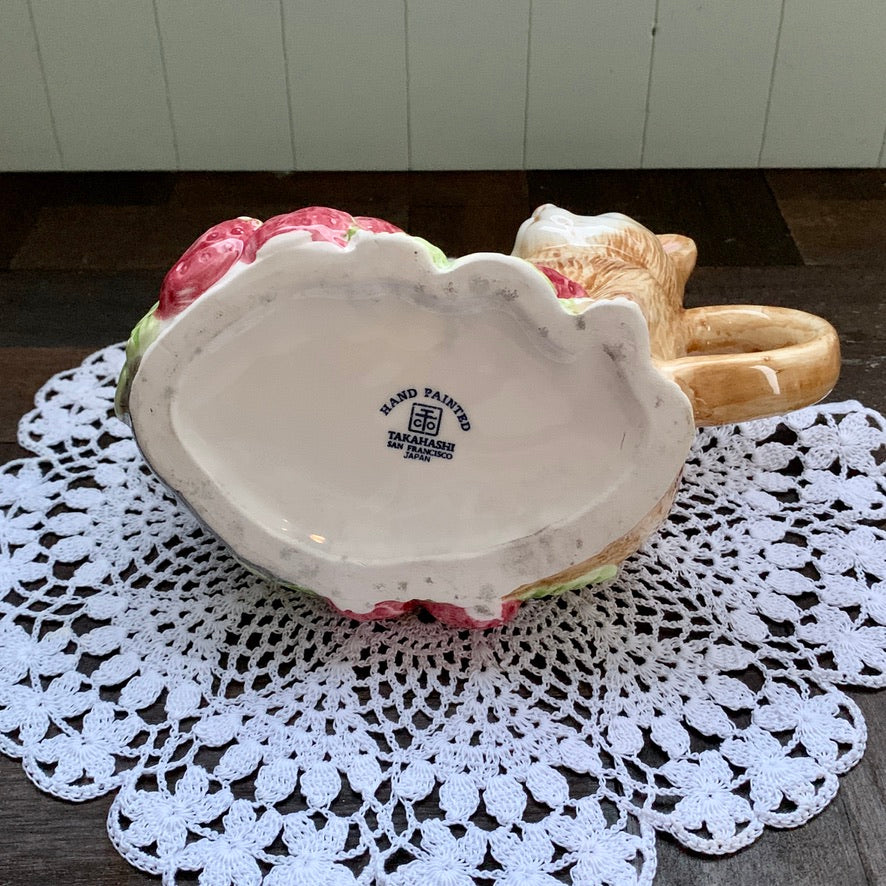 Takahashi San Francisco ◇ Strawberry Cat Teapot