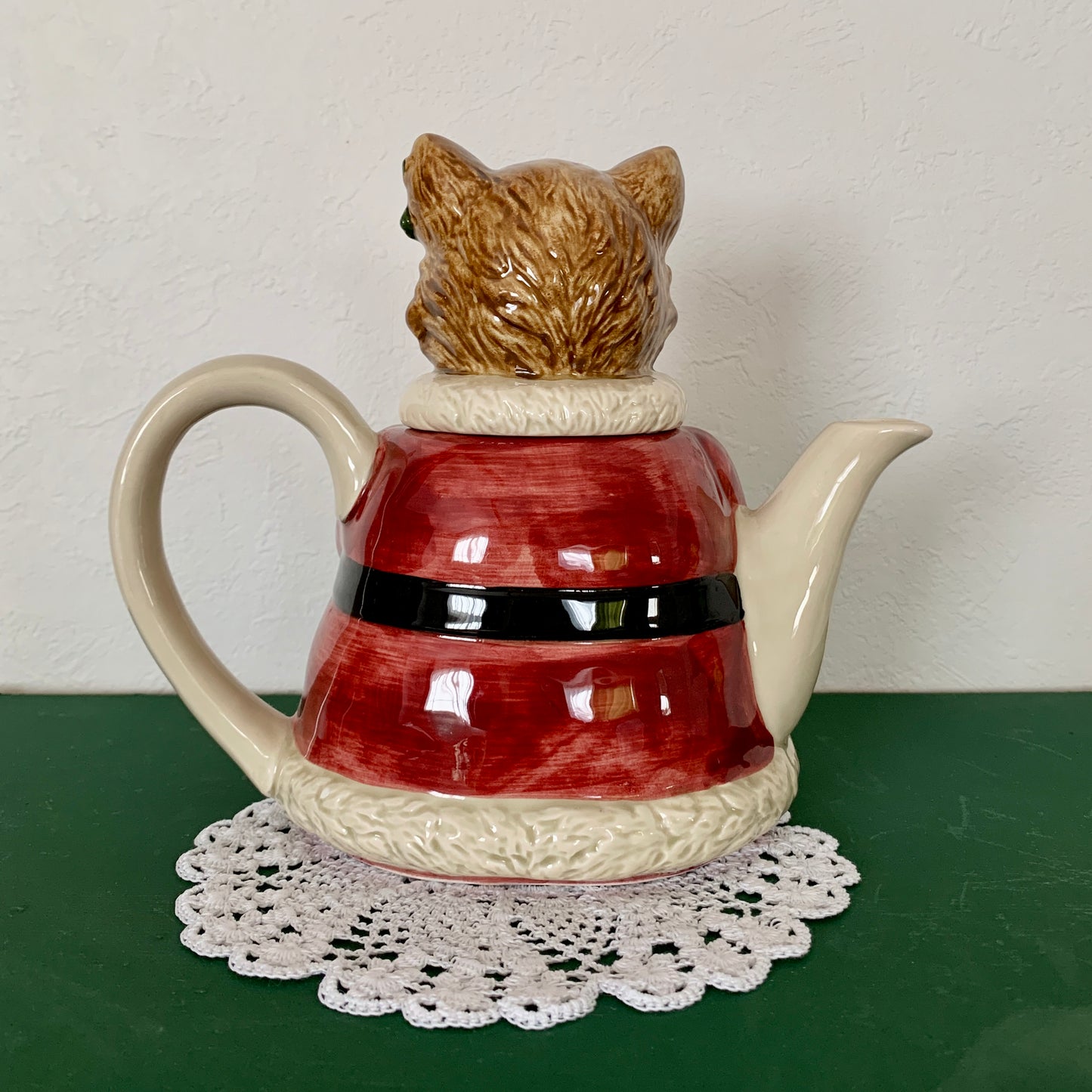 OTAGIRI JAPAN ◇ Christmas Santa Cat Teapot Set